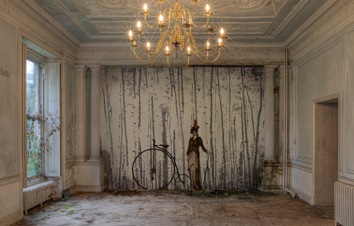 Biciclo ambientato 1920